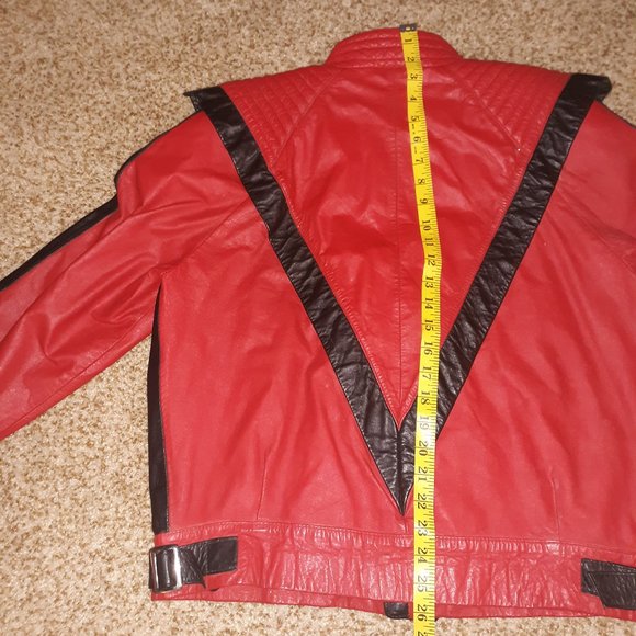 Michael Jackson Thriller Leather Jacket 42 Mens S/M - Picture 5 of 9